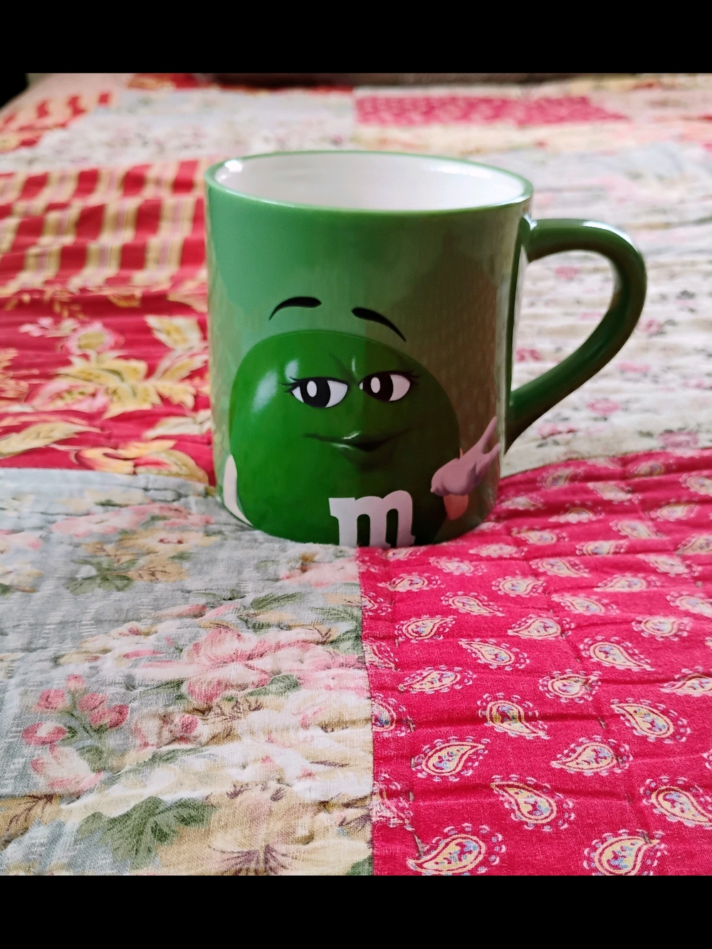 M&M's Green Character Ceramic Coffee Mug